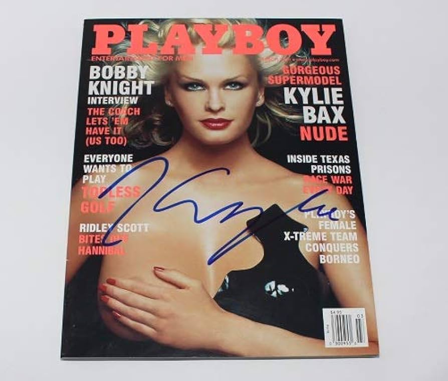 プレイボーイ　カイリーバックス Playmate Reality Star Sexy Kylie Bax Hand Signed Autographed